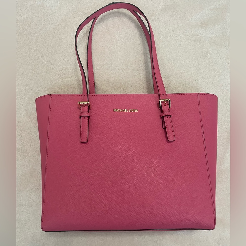 MK large hot pink tote